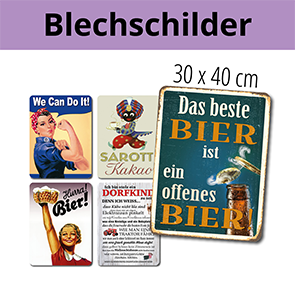 Blechwaren Fabrik Braunschweig - Blechschilder 30cmx40cm