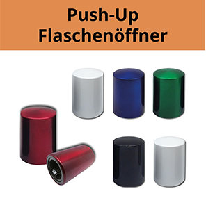 Blechwaren Fabrik Braunschweig - Push Up Flaschenöffner aus Blech