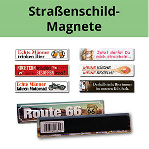 Blechwaren Fabrik Braunschweig - Straßenschild-Magnete aus Blech